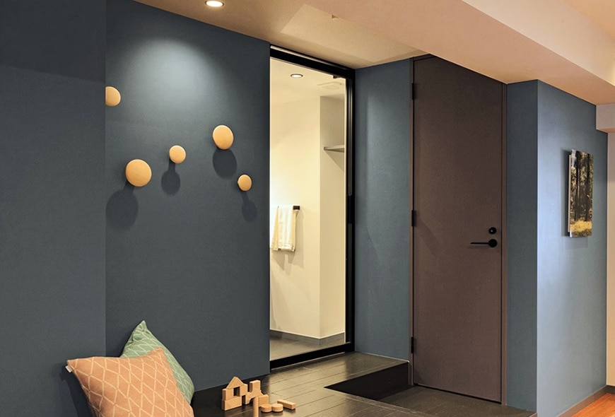 施工例7.海外に住んでいるかのようなリビング