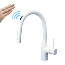 ファルベル センサー式シャワー付混合水栓 ホワイトマット