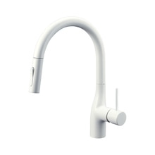 ファルベル シャワー付シングルレバー混合水栓 ホワイトマット(寒冷地用)