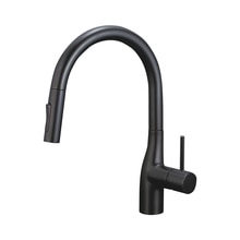 ファルベル シャワー付シングルレバー混合水栓 ブラックマット