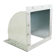 スリム型フード用エルボ