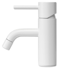 フィクサー混合水栓 ホワイトマット