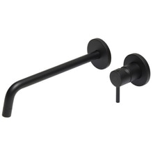 スティック 壁付混合水栓L マットブラック