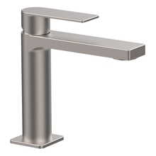 タンゴショート混合水栓 ブラッシュドシルバー