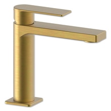 タンゴショート混合水栓 ブラッシュドゴールド