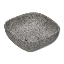 Tエッジ スクエア25 ル ピエトラ ペペリーノ目皿セット