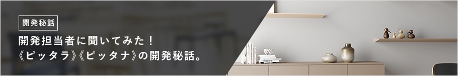 開発担当者に聞いてみた! 《ピッタラ・ピッタナ》の開発秘話。