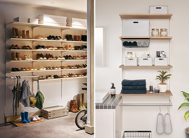 仕上げてる棚板